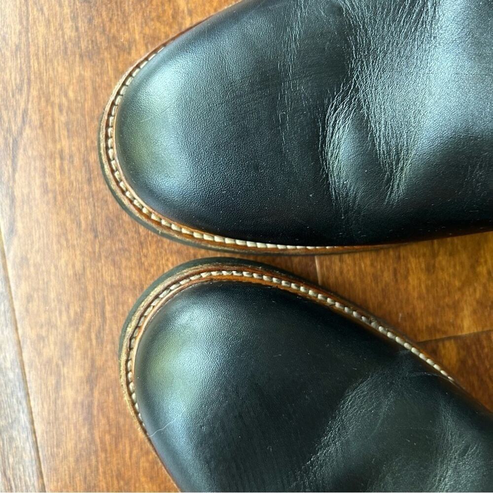 Samuel Hubbard Founder Classic Men’s Oxford Work Shoes, Black Leather, Size 10.5 - Picture 5 of 16